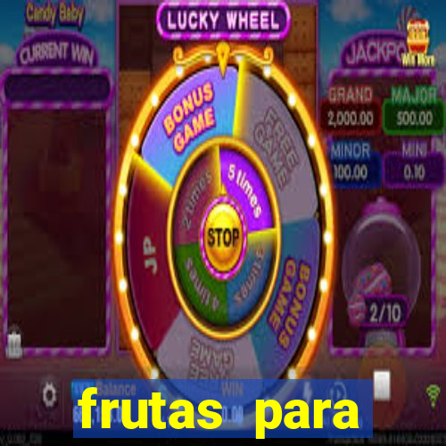 frutas para imprimir e recortar